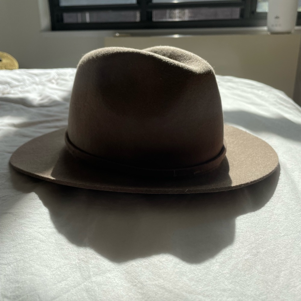 J.CREW Stylish Brown Fedora Hat